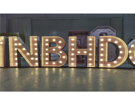 Wholesale Led Signs Marquee Letters Light Custom Size 3D Acrylic Light Up Letters Sign For Wedding