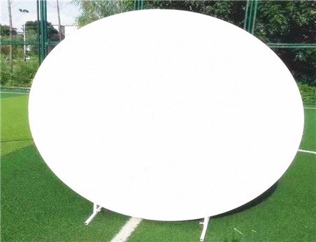 Wedding Iron Circles Backdrop Decor For Welcoming Stage Balloon Flowers Decor