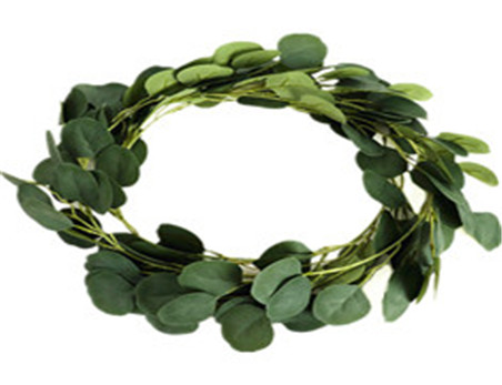 wholesale decorative greenery Eucalyptus leaves hanging garland for wall decoration