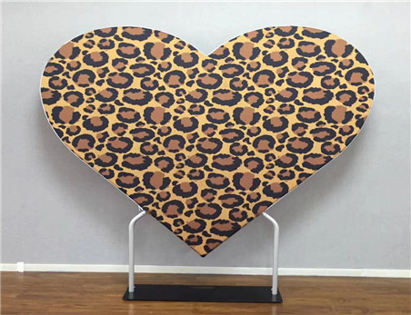 Aluminum heart-shaped portable exhibition backdrop stand suit